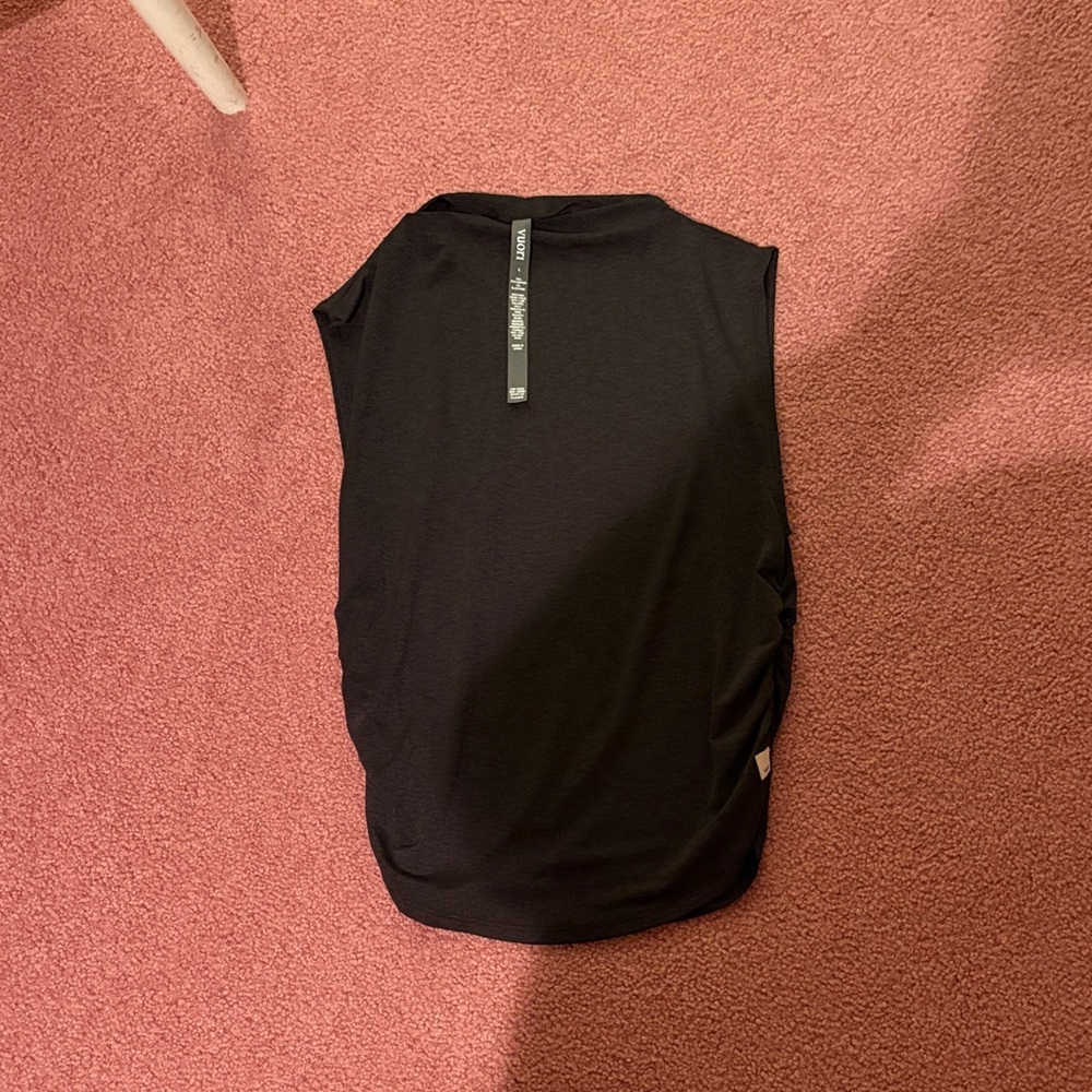 Vuori Black Sleeveless Tee
